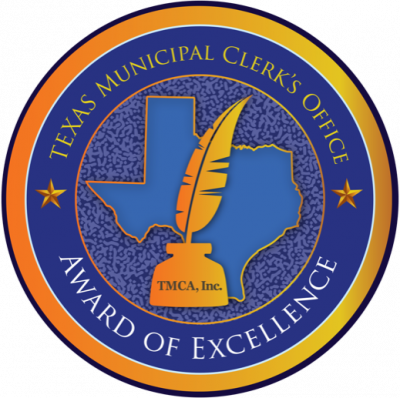 Texas Municipal Clerk Award of Excellence Sea