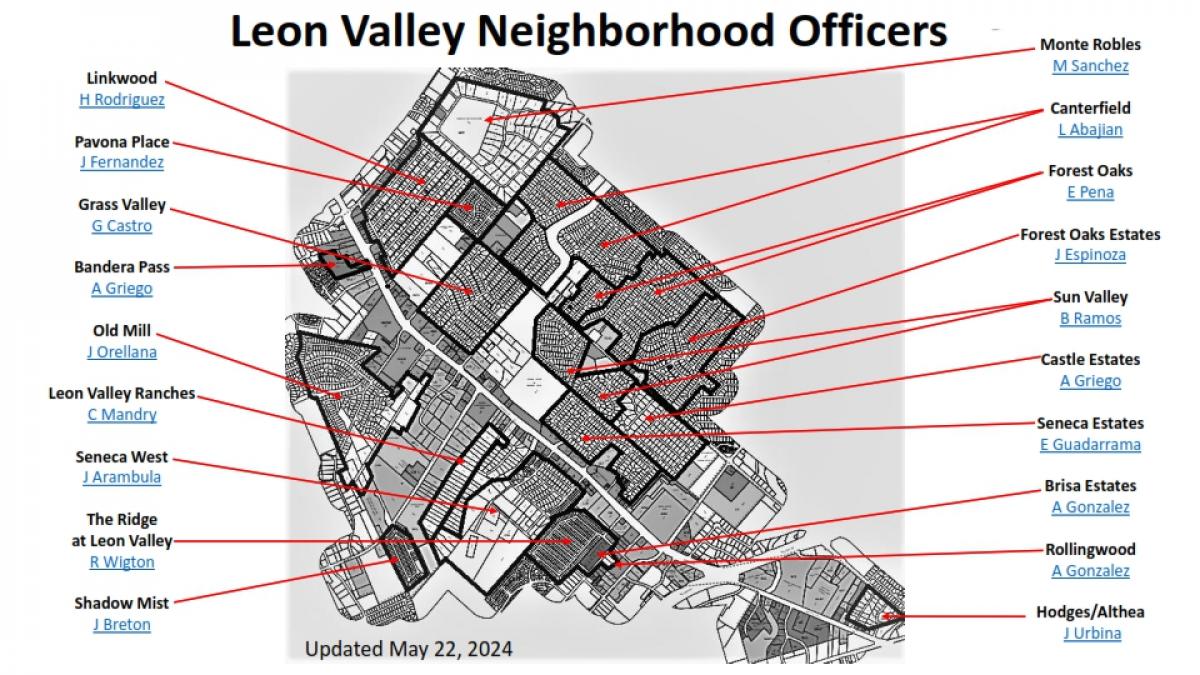 Neighborhood Officer Assignment Map