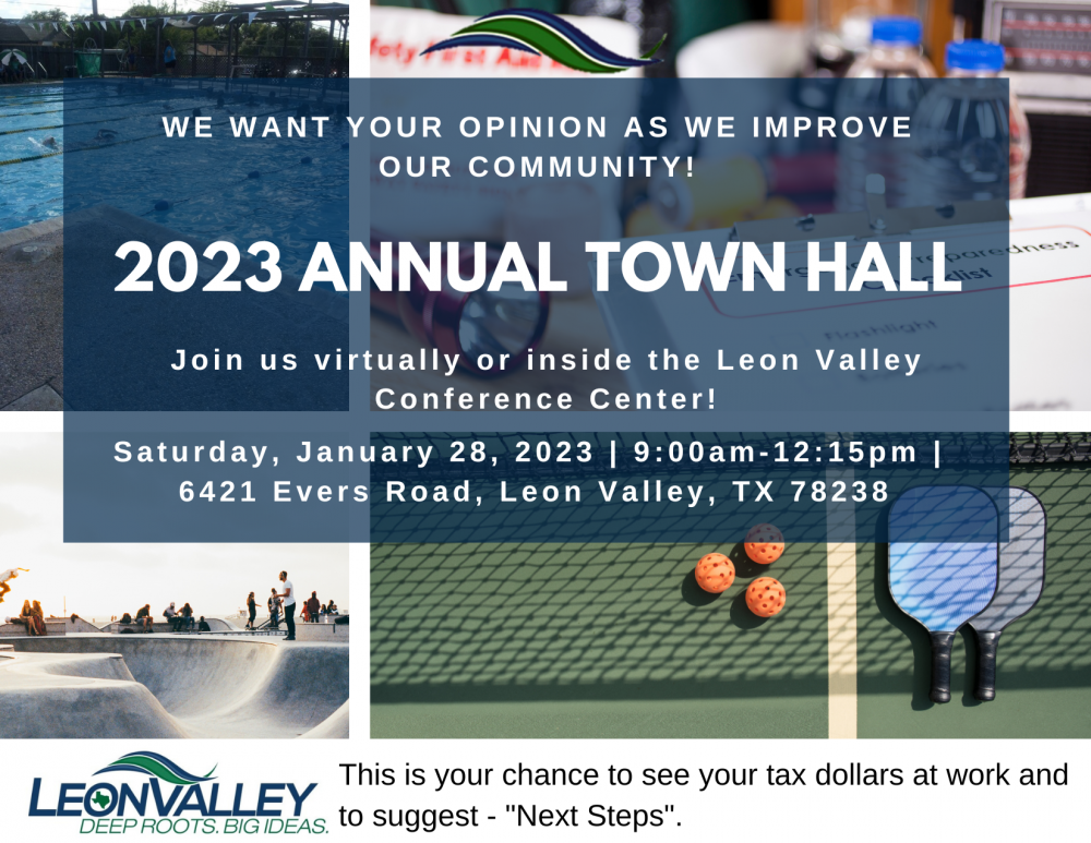 Town Hall Meeting 2023 | Leon Valley Texas